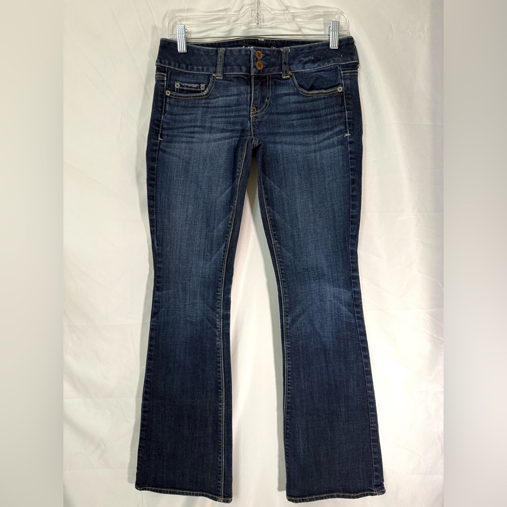 American Eagle Outfitters Women's Dark Blue Boot Cut Jeans